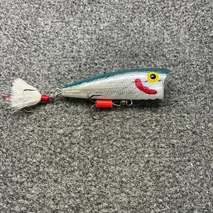 Rebel Pop-r P70 agnum Popper Topwater Lure 9/16oz - P7003 Chrome Blue - Picture 1 of 8
