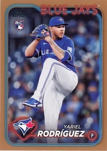2024 TOPPS UPDATE GOLD YARIEL RODRIGUEZ 1681 /2024 TORONTO BLUE JAYS - Bild 1 von 1