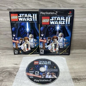 LEGO Star Wars II The Original Trilogy PS2 PlayStation 2 Black Label CIB - Picture 1 of 12