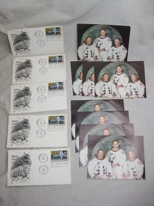 5+ First Day of Issue Man's First Moon Landing NASA United States Stamps FDC lot - Picture 1 of 5