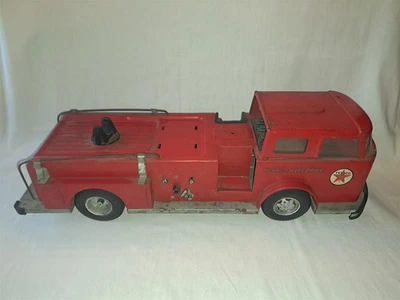 Camión de bomberos Buddy L Texaco vintage acero prensado 25" Foto 1 de 4