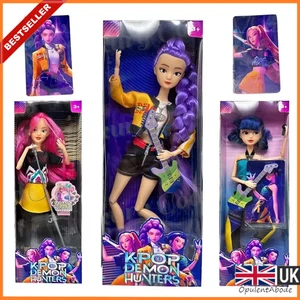 3pcs K-pop Demon Hunters Kids Toy Dolls Moveable Joint Collectible Action Figure - Picture 1 of 5