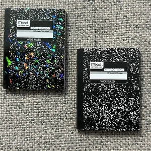RETRO Zuru Mini Brands Mystery GLITTER & Regular Composition Notebook LUXURY - Picture 1 of 2