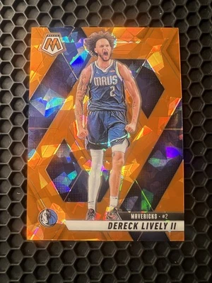 2024-25 Panini Mosaic Basketball - #115 Dereck Lively Orange Ice Prizm /49 (SSP) - Image 1 of 2