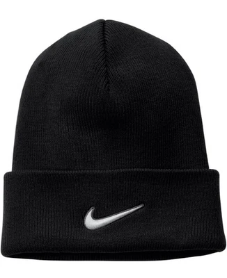 Nike Gorro Negro Para Hombres Mujeres Adultos Cálido Invierno Sombrero Talla Única ENVÍO GRATUITO Foto 1 de 2