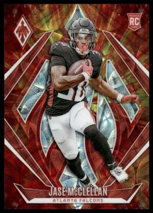 2024 Panini Phoenix #193 Jase McClellan RC FireBurst #/350 Atlanta Falcons - Picture 1 of 2