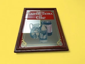 Vintage Calvert & Coke Mann Höhle Spiegel 12" x 16" - Bild 1 von 2