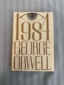 1984 by George Orwell (1977 Hardcover) RARE Harcourt Brace HBJ, HCDJ - Picture 1 of 8