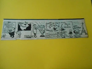 1962 Humour Salon de Paris Course Warwick Farm Geneve Tour Eiffel - Picture 1 of 1