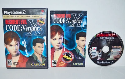 Resident Evil -- CODE: Veronica X (Sony PlayStation 2, 2002) PS2 Black Label - Image 1 of 4