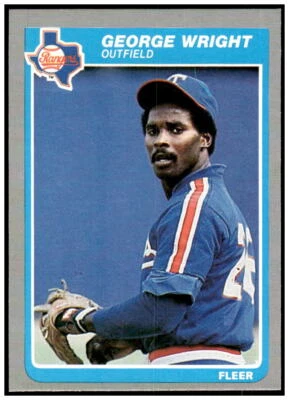 1985 Fleer #574 George Wright NM - Image 1 of 2