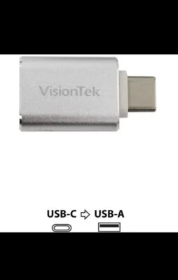 VisionTek USB-C to USB-A (M/F) Adapter - Image 1 of 2