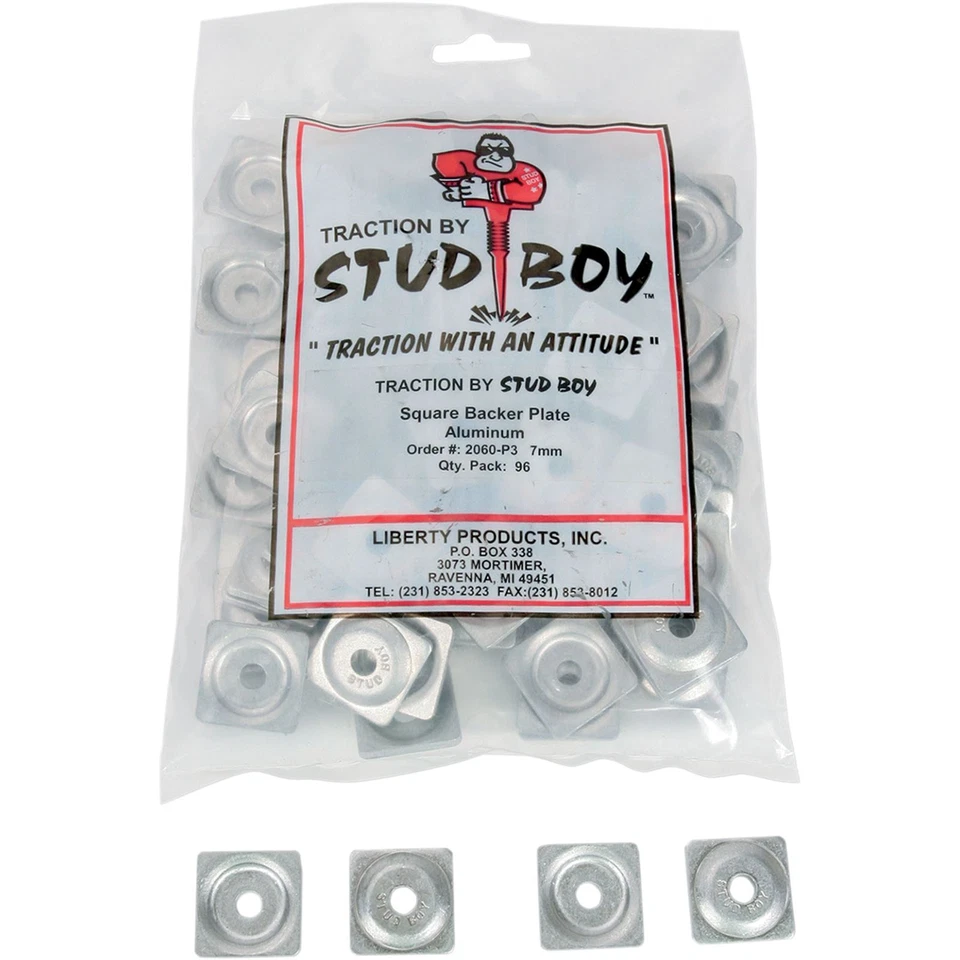 Stud Boy Backer Plates - Aluminum - 7mm - 96/Pack 2060-P3 - Image 1 of 4