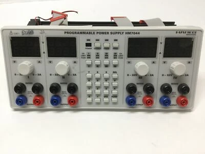 Hameg HM7044 Quadruple Programmable Power Supply Front Panel w/Main Board *PARTS - Image 1 of 4