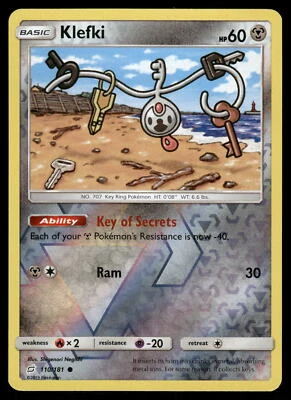 Klefki Reverse Holo 110/181 SM - Team Up Pokemon - Image 1 of 2