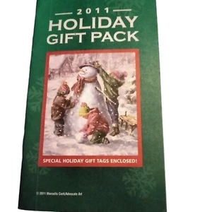 American Lung Association Holiday Gift Pack Christmas Tags 2011 Card List Log - Imagen 1 de 3