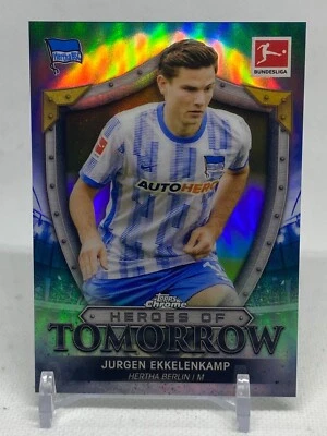 2021-22 Chrome Bundesliga Heroes of Tomorrow #HT-JE Jurgen Ekkelenkamp - Hertha - Image 1 of 2