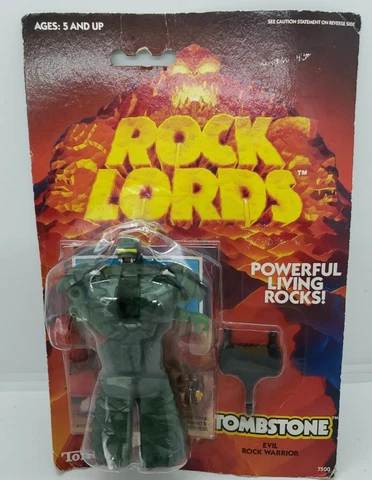 NEW Tonka Rock Lords Tombstone Evil Warrior 7500 1986 Sealed on Card Cover