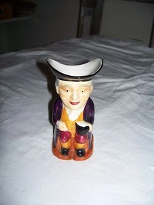 Antica crema in porcellana Shorter & Son England Staffordshire Toby 5 1/4 pollici - Foto 1 di 5