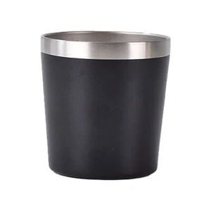 280ml/380ml Stainless Steel Coffee Cup Stackable Reusable Camping Cup Drink Cup - Picture 1 of 15