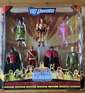 Mattel DC Justice League Unlimited Fan Demanded Collection 7 Pack New Sealed