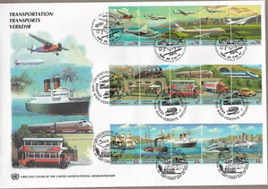 Plane Ship UN FDC - Picture 1 of 2