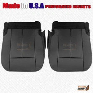 2017 2018 Ford Expedition Driver & Passenger Bottom Perforated Leather Cover Blk - Picture 1 of 7