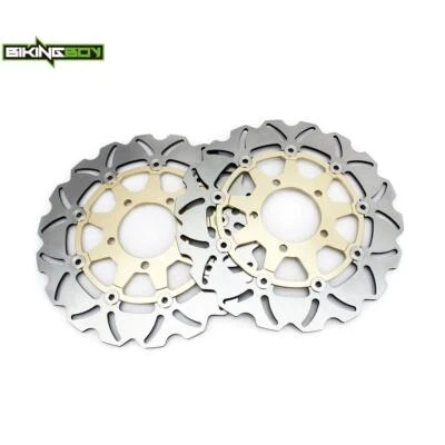 PAIR Front Brake Discs Rotors for Kawasaki Ninja ZX14R ZX1400  ZZR1400 2006-2022 - Image 1 of 4