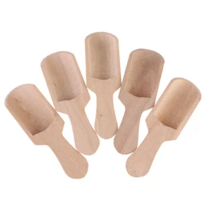 8 Pcs Small Wooden Salt Spoon Tea Scoop Teaware Accessories Child - Picture 1 of 12