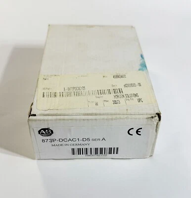 ALLEN BRADLEY 873P-DCAC1-D5 ULTRASONIC PROXIMITY SENSOR PNP X 2 19-30VDC *NEW* - Image 1 of 2