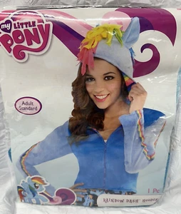 My Little Pony Rainbow Dash Hoodie Adult Women's Cropped Cosplay Halloween NEW - Picture 1 of 2