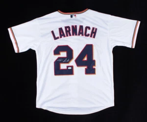 TREVOR LARNACH Signed NIKE brand Minnesota Twins Jersey Autographed (JSA COA) - Picture 1 of 3