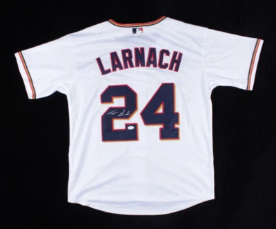 TREVOR LARNACH Signed NIKE brand Minnesota Twins Jersey Autographed (JSA COA) - Image 1 of 3