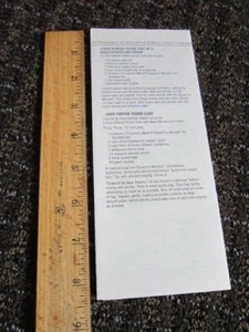 Marie's Desserts in Minutes Strawberry Glaze Recipe Sheet - Picture 1 of 1