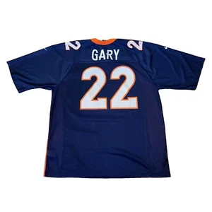*Rare* Vtg Nike OLANDIS GARY #22 Denver Broncos Jersey Men's Adult 2XL XXL Blue - Picture 1 of 16