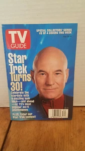 TV Guide Star Trek Turns 30 Jean-Luc Picard Patrick Stewart August 24-30 1996 - Imagen 1 de 2