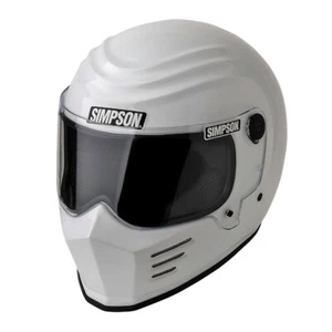 Simpson Outlaw Bandit Motorcycle Helmet - White - Size: XS - Picture 1 of 1