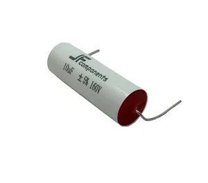JFcomponents 10uF 160V MKP Metallized Poly Capacitor for crossover. - Picture 1 of 3