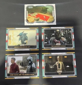 2022 TOPPS STAR WARS IL LIBRO DI BOBA FETT FACTORY GALACTIC OUTLAW CARD LOTTO - Foto 1 di 3