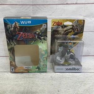Zelda Twilight Princess HD Wii U Outer Box And Sealed Wolf Link Amiibo (No Game) - Bild 1 von 6
