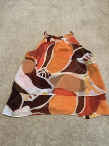 Eva Mendes Sleeveless Blouse Size L - Picture 1 of 10