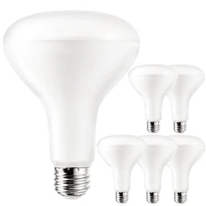 6Pack BR30 LED Reflector Light Bulbs, 11W(65W), 3000K, 920LM, Dimmable, E26 - Picture 1 of 1