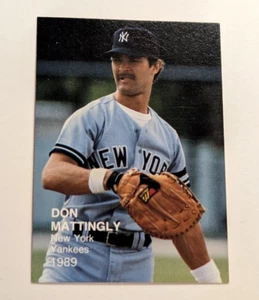 Big Apple Sportscards 1989, primera edición de Nueva York, Don Mattingly, #1, Yankees, casi nuevo - Imagen 1 de 2
