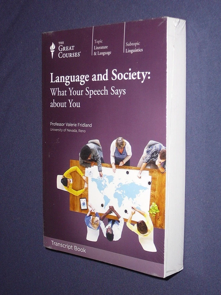 Teaching Co Great Courses TRANSCRIPTS :       LANGUAGE and SOCIETY  new & sealed - Image 1 of 1