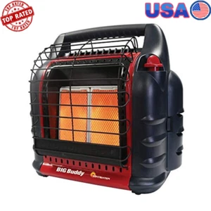 Portable Propane Heater 4000 to 18000 BTU Indoor Outdoor Dual Tank Connection - Picture 1 of 6