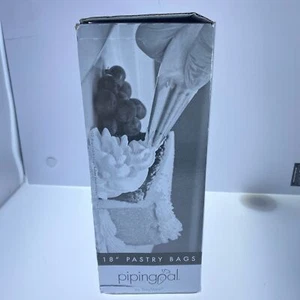 18" Pipingpal Disposable Pastry Bag With Dispenser 100 Bags - Picture 1 of 4