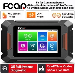 FCAR OBD2 Diesel Heavy Duty Truck Scanner DPF Regen Full System Diagnostic Tool - Picture 1 of 15