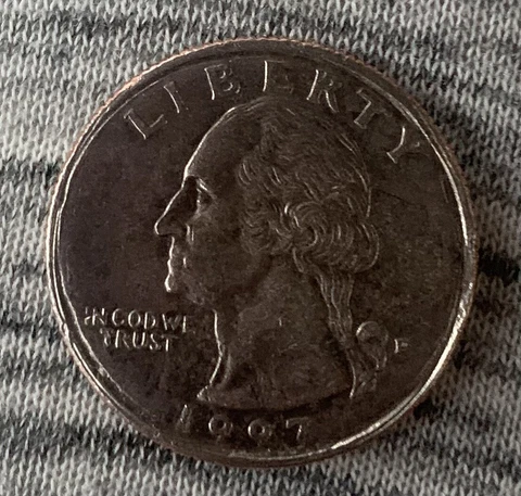 Error Coin 1997 P Washington Quarter With Multiple Errors Cover