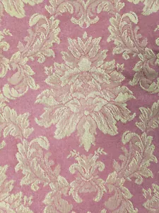 Vintage Springs Valance damascato oro rosso 80 x 17 in tessuto made in USA NUOVO SENZA ETICHETTE - Foto 1 di 5