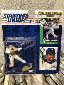 Kenner 1993 STARTING LINEUP SLU MLB LA Dodgers ERIC KARROS Baseball Figure NEW - Picture 1 of 8